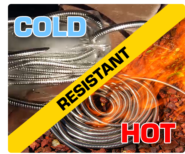 Bionic Steel Hose, hot or cold resistant