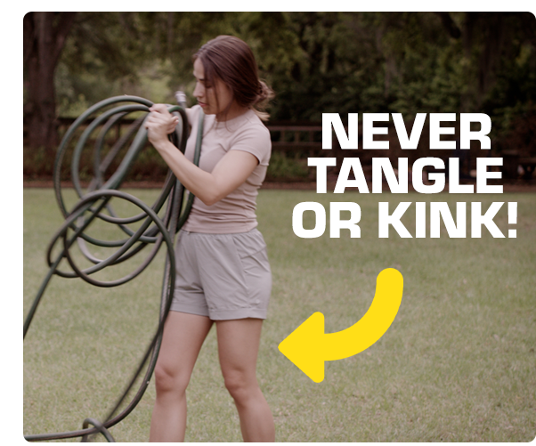 Bionic Steel Hose, Never tangle or kink